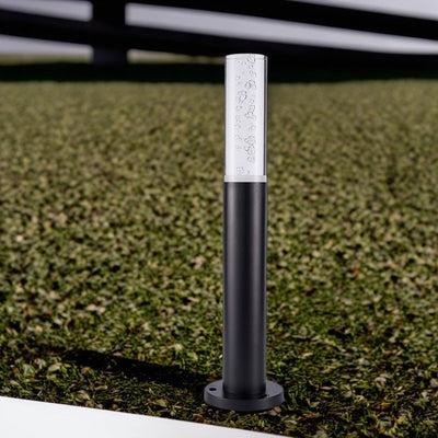 Lumière de paysage extérieure LED en aluminium acrylique cylindre minimaliste moderne pour jardin 
