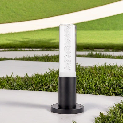 Lumière de paysage extérieure LED en aluminium acrylique cylindre minimaliste moderne pour jardin 