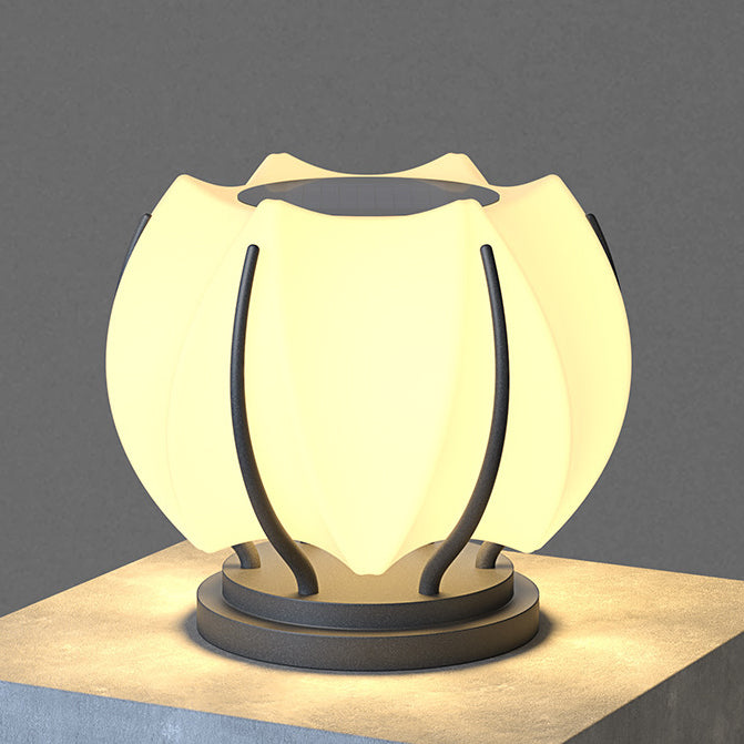 Contemporain Créatif Fleur Fer Plastique LED Tête de Lampe Pour Jardin 