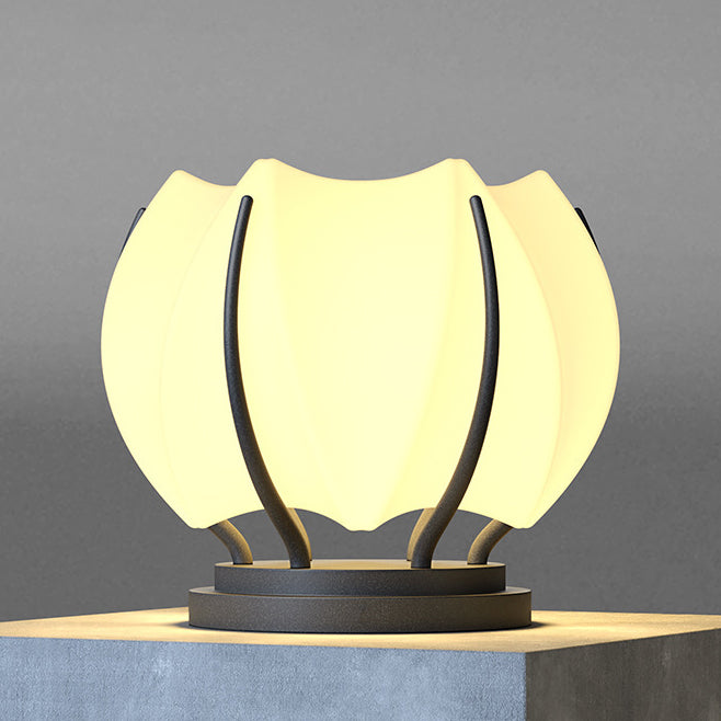 Contemporain Créatif Fleur Fer Plastique LED Tête de Lampe Pour Jardin 