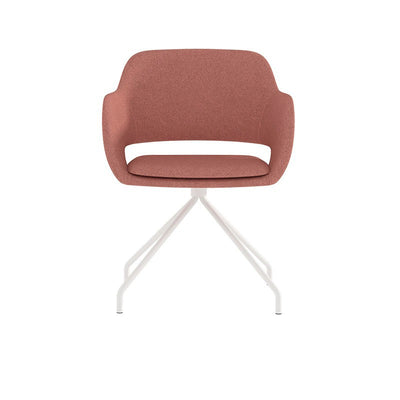 現代的な北欧オーバルスチールマイクロファイバー革椅子背もたれ肘掛けリビングルーム用 