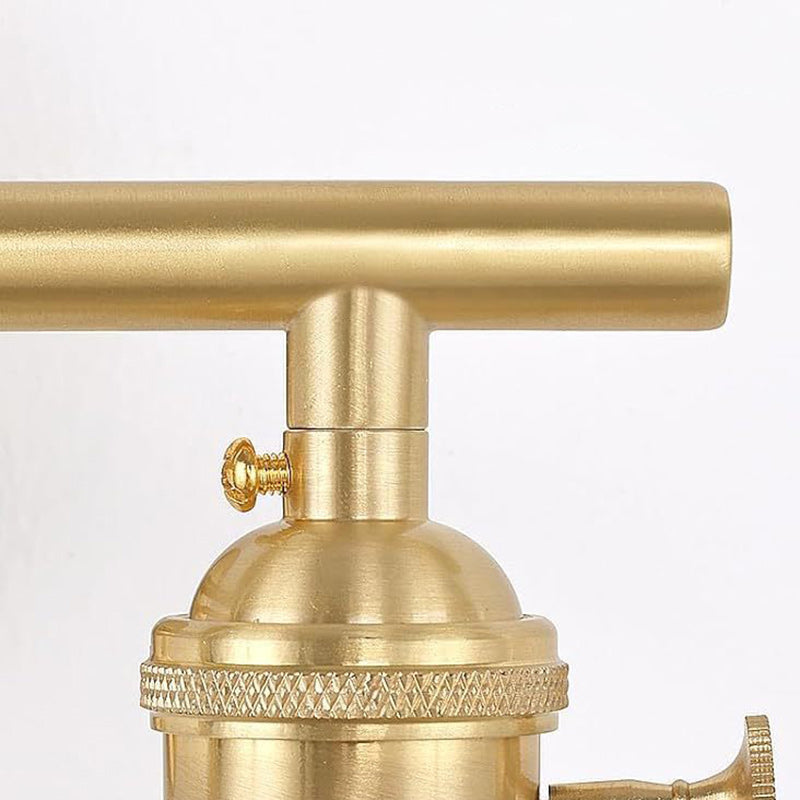Zeitgenössische nordische ovale Kupfer-Glas-Wandleuchte mit 2 Lichtern für das Wohnzimmer 