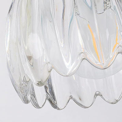 Zeitgenössische nordische ovale Kupfer-Glas-Wandleuchte mit 2 Lichtern für das Wohnzimmer 