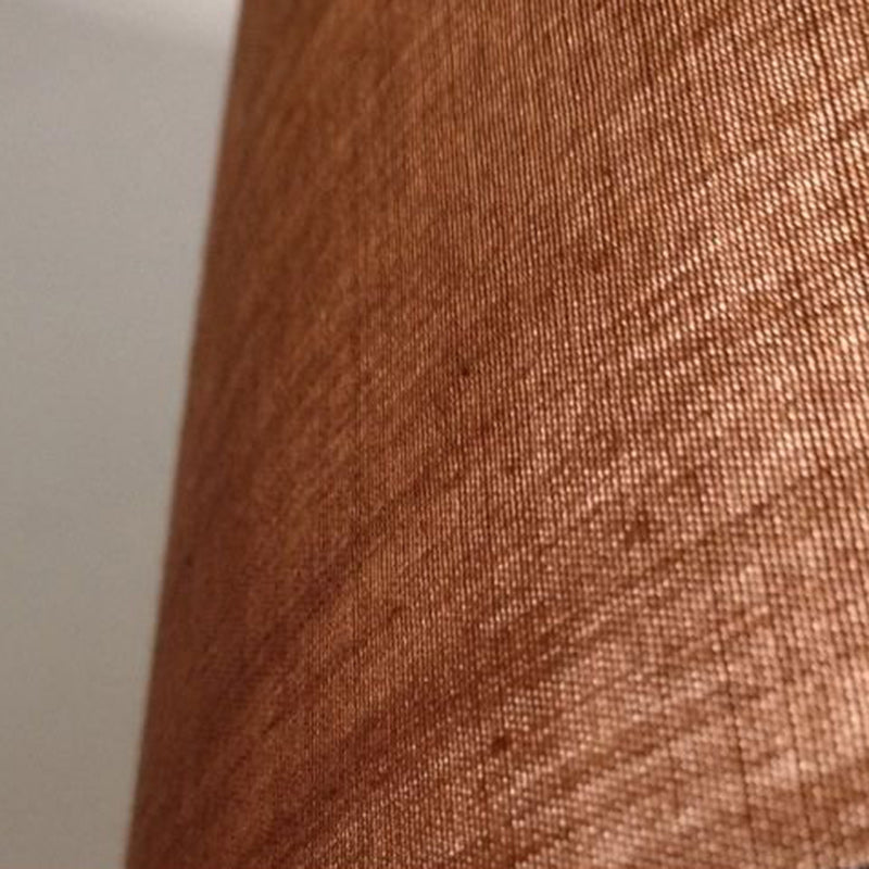 Contemporary Nordic Drum Iron Fabric 1-Light Table Lamp For Living Room