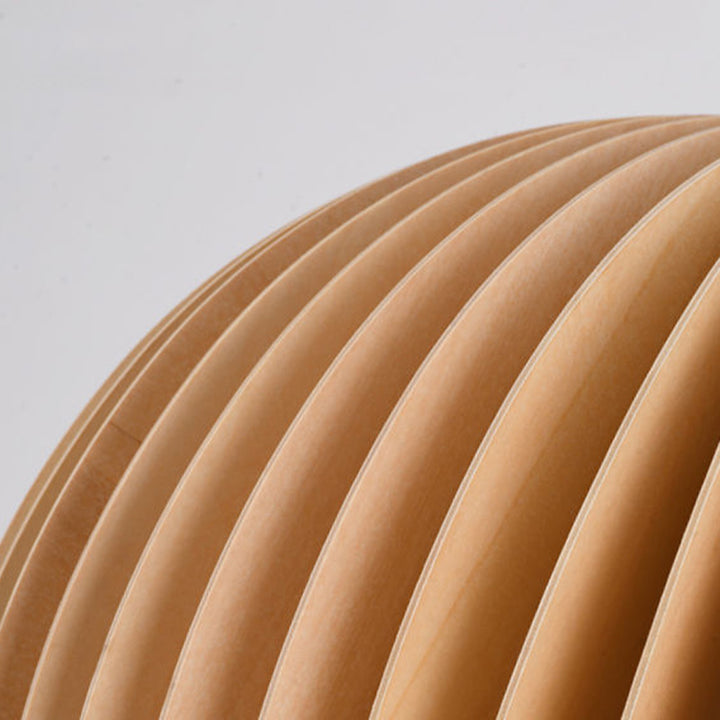 Plafonnier semi-encastré rond en fer et bois japonais traditionnel à 1 lumière pour salon 