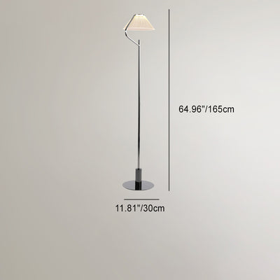 Contemporary Luxury Round Iron Acrylic LED Standing Floor Lamp For Living Room