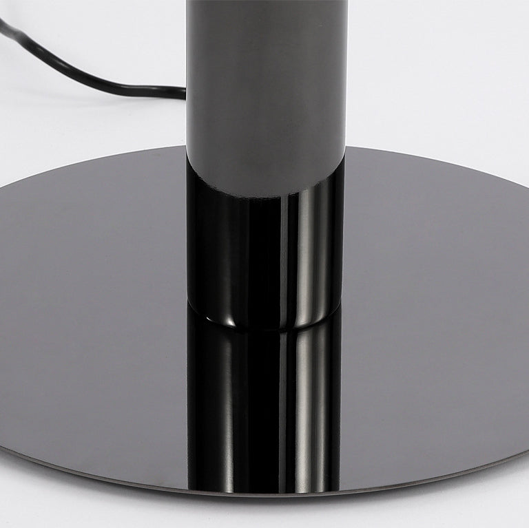 Contemporary Luxury Round Iron Acrylic LED Standing Floor Lamp For Living Room