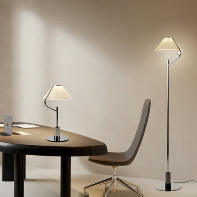 Contemporary Luxury Round Iron Acrylic LED Standing Floor Lamp For Living Room
