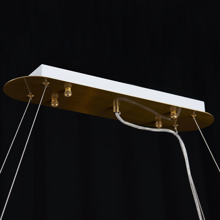 Modern Luxury Boat Shaped Iron Crystal 12/16/20-Light Chandelier For Dining Room