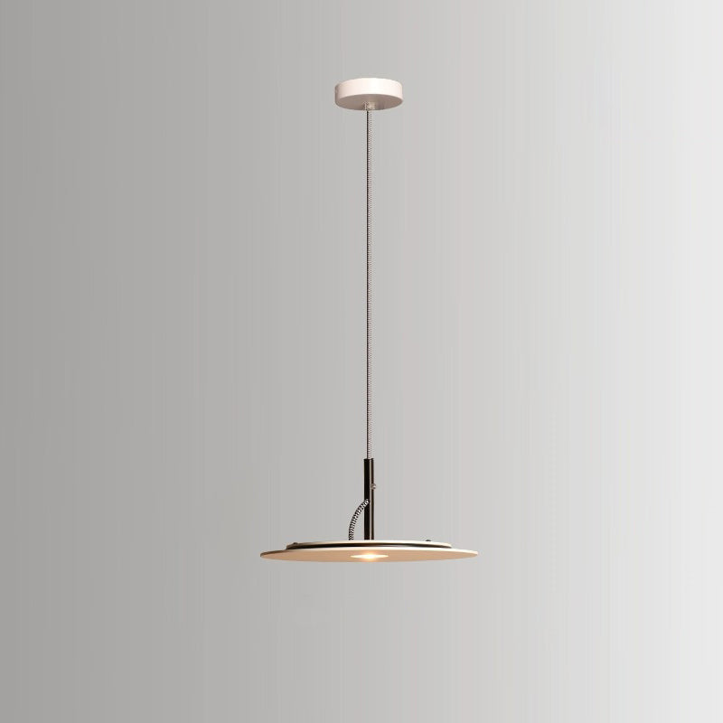 Lustre LED Rond en Fer Minimaliste Moderne pour Salon 