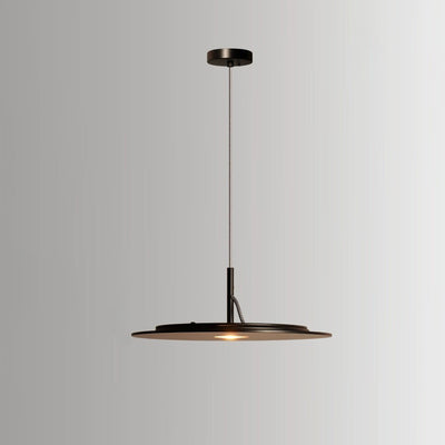 Lustre LED Rond en Fer Minimaliste Moderne pour Salon 