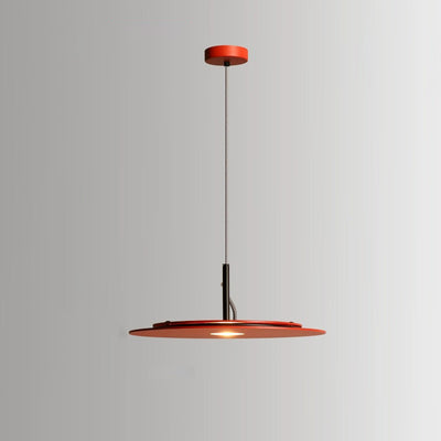 Lustre LED Rond en Fer Minimaliste Moderne pour Salon 