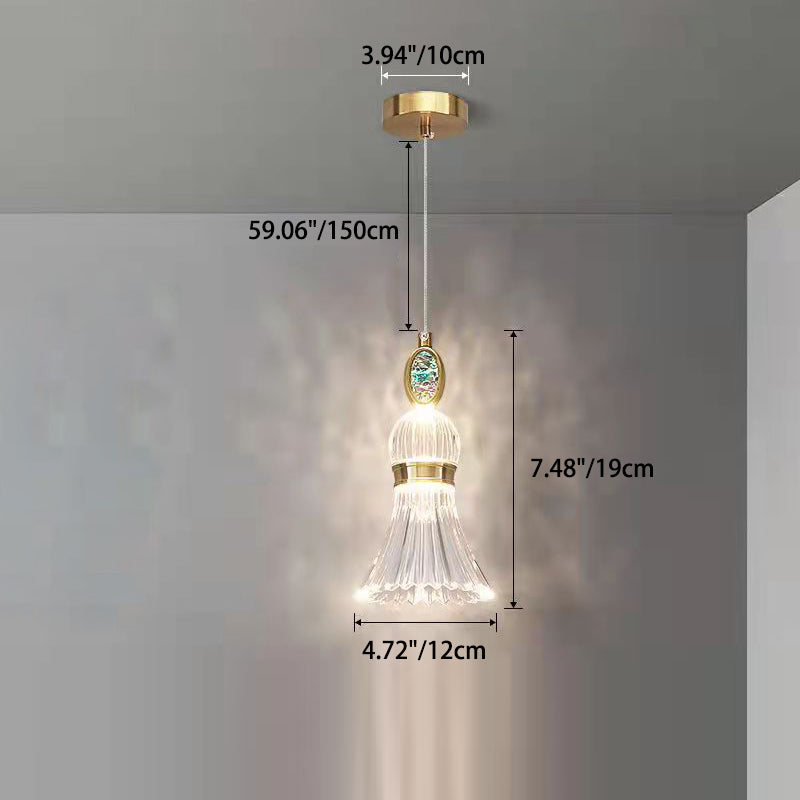 Moderne minimalistische runde Basis Eisen Acryl LED Pendelleuchte für Wohnzimmer 
