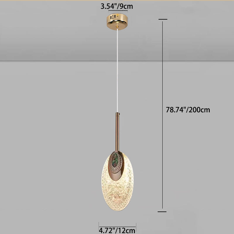 Lustre LED en acrylique et fer à base ronde minimaliste moderne pour salon 