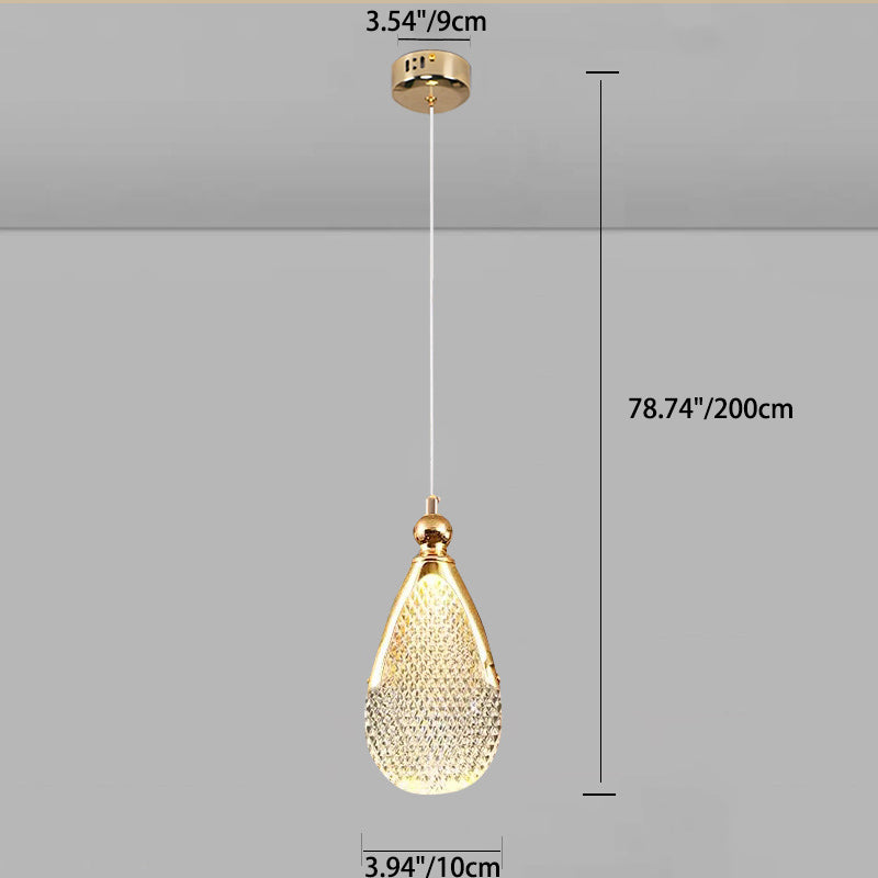 Lustre LED en acrylique et fer à base ronde minimaliste moderne pour salon 