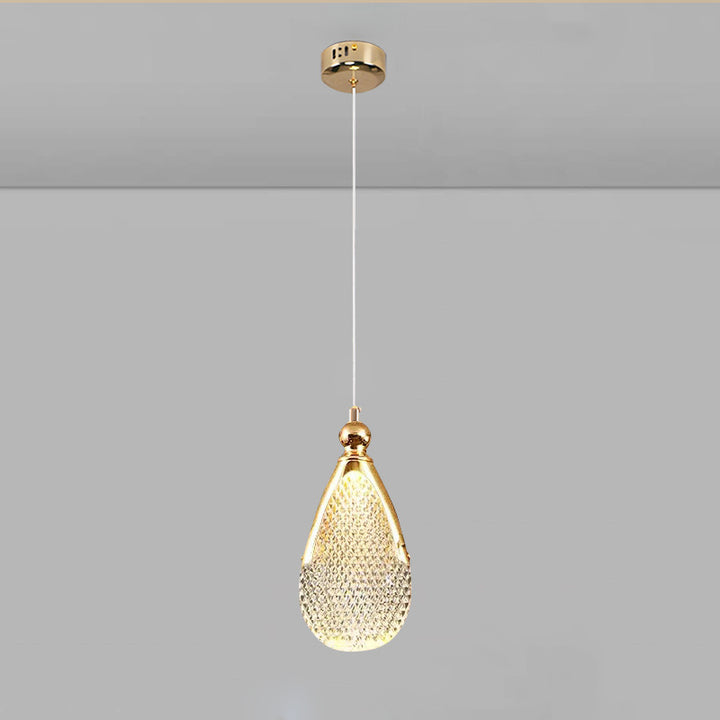 Moderne minimalistische runde Basis Eisen Acryl LED Pendelleuchte für Wohnzimmer 