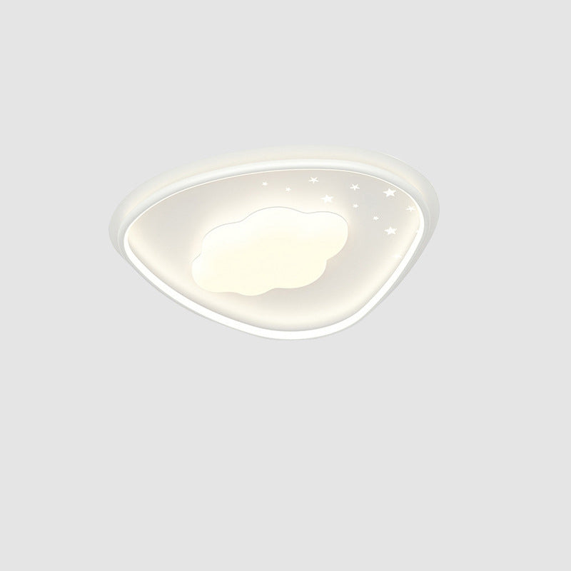 Iluminación de Montaje Empotrado LED de Hierro Acrílico con Forma de Flor de Nube Minimalista Moderna para Dormitorio 