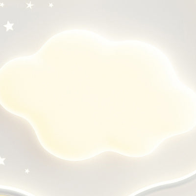 Iluminación de Montaje Empotrado LED de Hierro Acrílico con Forma de Flor de Nube Minimalista Moderna para Dormitorio 