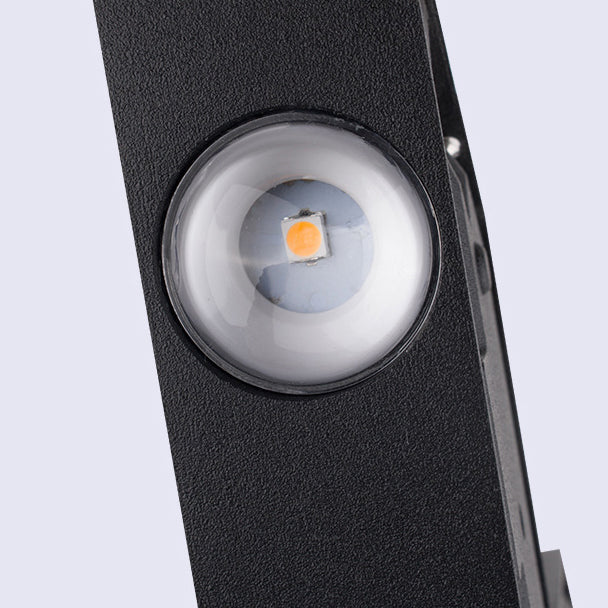 Moderne Einfachheit V-Form Aluminium Glas LED Wandleuchte Lampe für den Außenbereich 