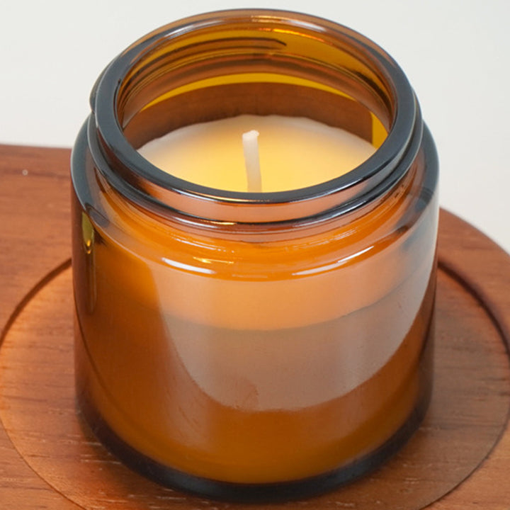 Lampe de table en marbre scandinave contemporaine avec fleurs en bois et fer à 1 lumière pour la fonte de cire d&