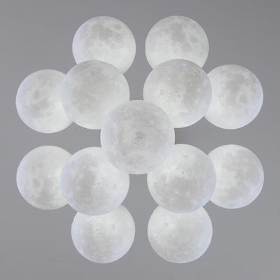 Contemporary Nordic Adjustable Moon Bubble Iron PLA 5/13-Lights Chandelier For Dining Room