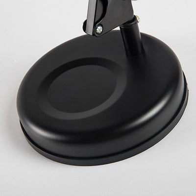 Modern Minimalist Infrared Long Arm Iron 1-Light Table Lamp For Beside