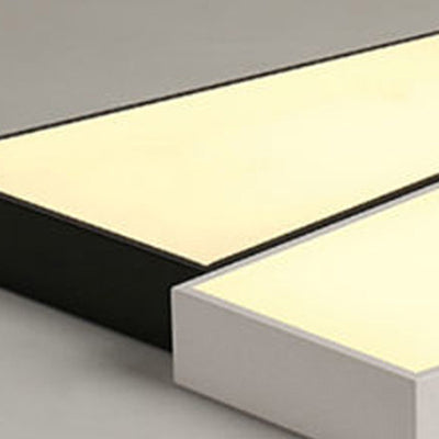 Plafonnier LED en acrylique à montage affleurant carré rond géométrique minimaliste moderne pour chambre 