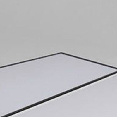 Plafonnier LED en acrylique à montage affleurant carré rond géométrique minimaliste moderne pour chambre 