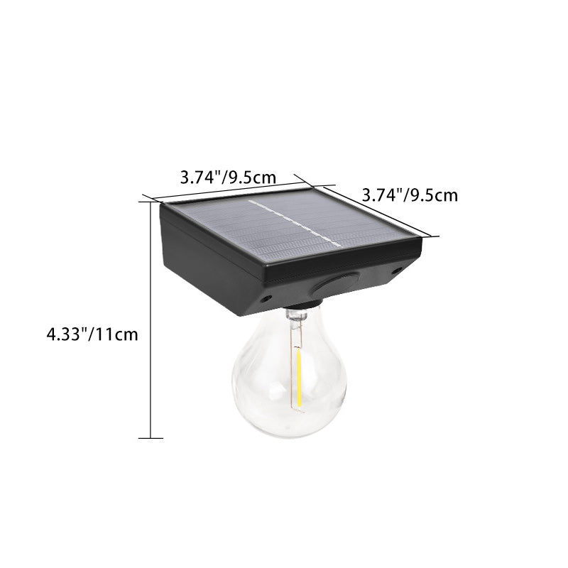 Applique Murale LED Moderne Minimaliste Étanche avec Capteur de Corps Humain en ABS et Ampoule en Tungstène Pour Extérieur 