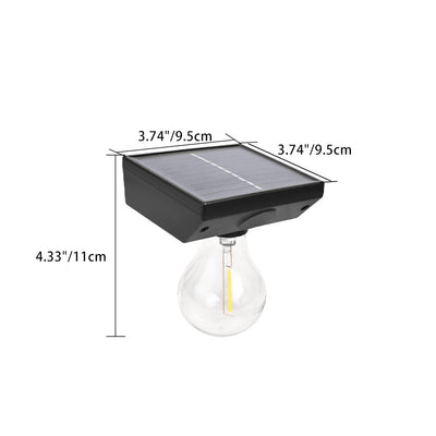 Moderno Minimalista Impermeable Sensor de Cuerpo Humano Lámpara de Aplique de Pared LED con Bombilla de Tungsteno ABS para Exterior 