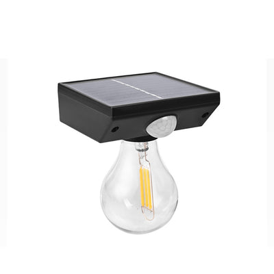 Moderno Minimalista Impermeable Sensor de Cuerpo Humano Lámpara de Aplique de Pared LED con Bombilla de Tungsteno ABS para Exterior 