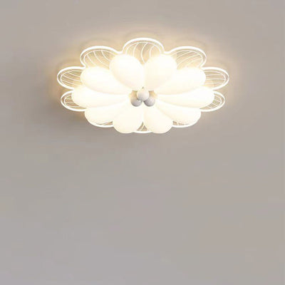 Lustre Plafonnier LED en Fer Créatif Contemporain pour Chambre à Coucher 