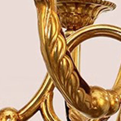 الثريات التقليدية الأوروبية من النحاس بتصاميم 6/8/10 أضواء لغرفة المعيشة 