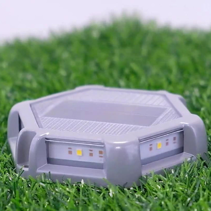 Lumière de pelouse solaire à LED étanche en aluminium carré créatif contemporain pour patio extérieur 