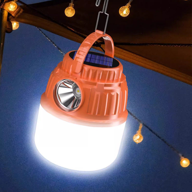إضاءة خارجية محمولة حديثة بتصميم بسيط تعمل بالطاقة الشمسية من ABS LED لإضاءة المناظر الطبيعية في الهواء الطلق 
