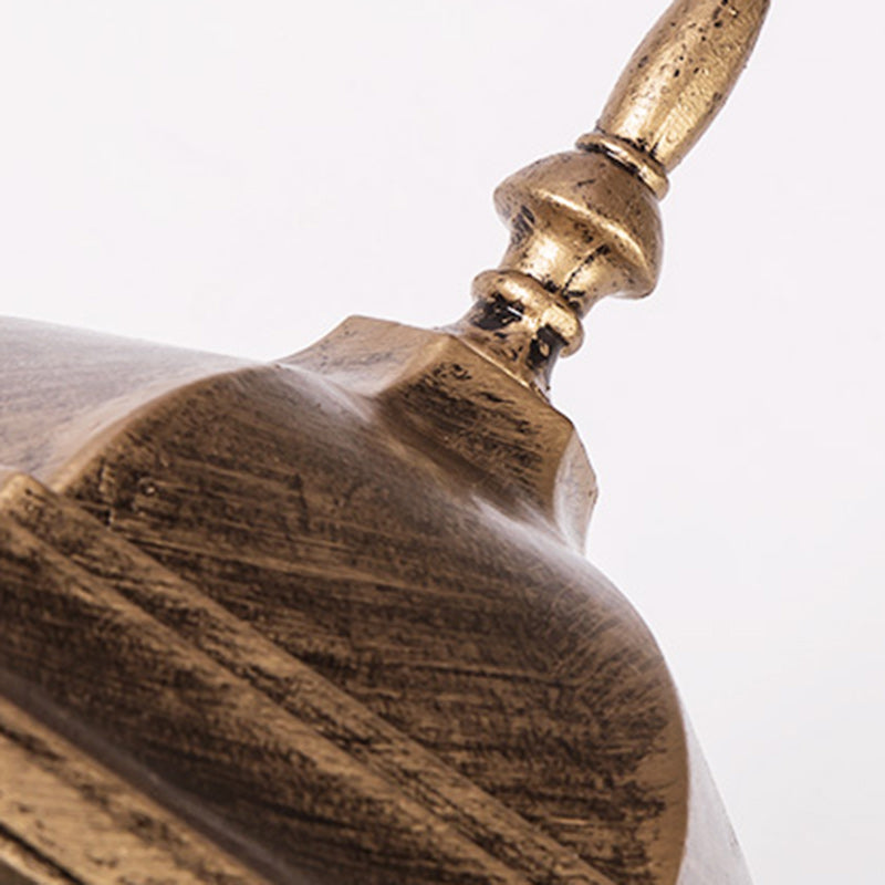 مصباح حائط عصري عتيق مقاوم للماء بقفص سداسي مصنوع من الألومنيوم والزجاج الشفاف المثلج بلمبة واحدة للفناء الخارجي 
