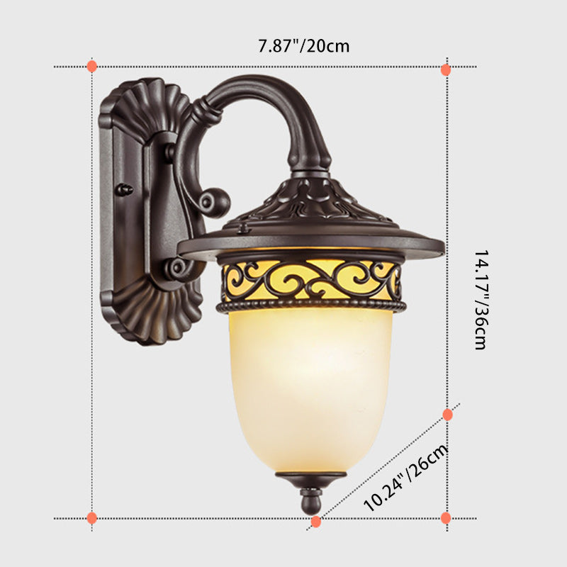 Horloge suspendue étanche rétro contemporaine motif de branche de fleurs en verre d&