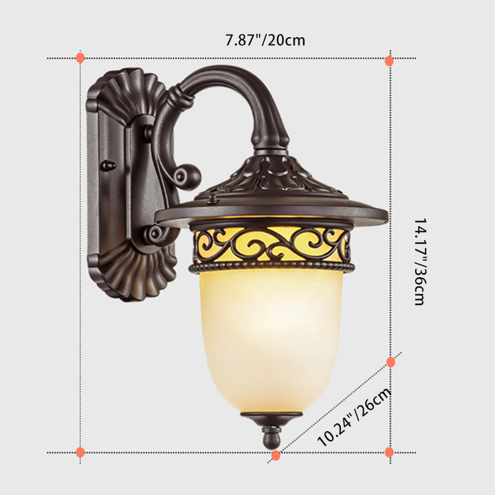 Horloge suspendue étanche rétro contemporaine motif de branche de fleurs en verre d&