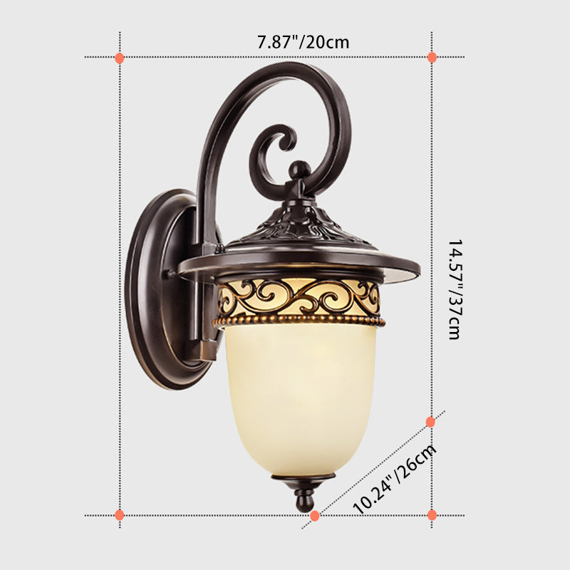 Horloge suspendue étanche rétro contemporaine motif de branche de fleurs en verre d&