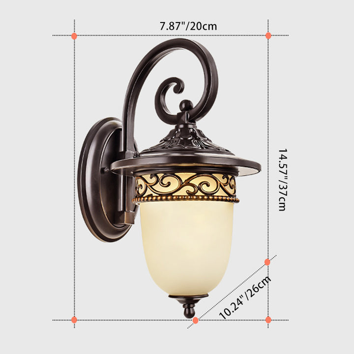 Horloge suspendue étanche rétro contemporaine motif de branche de fleurs en verre d&