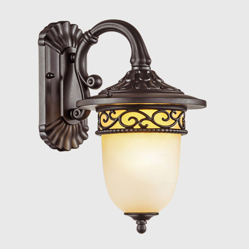 Horloge suspendue étanche rétro contemporaine motif de branche de fleurs en verre d&