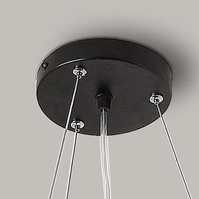 Lustre LED contemporain en forme de Y en fer et acrylique pour chevet 