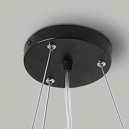 Lustre LED contemporain en forme de Y en fer et acrylique pour chevet 