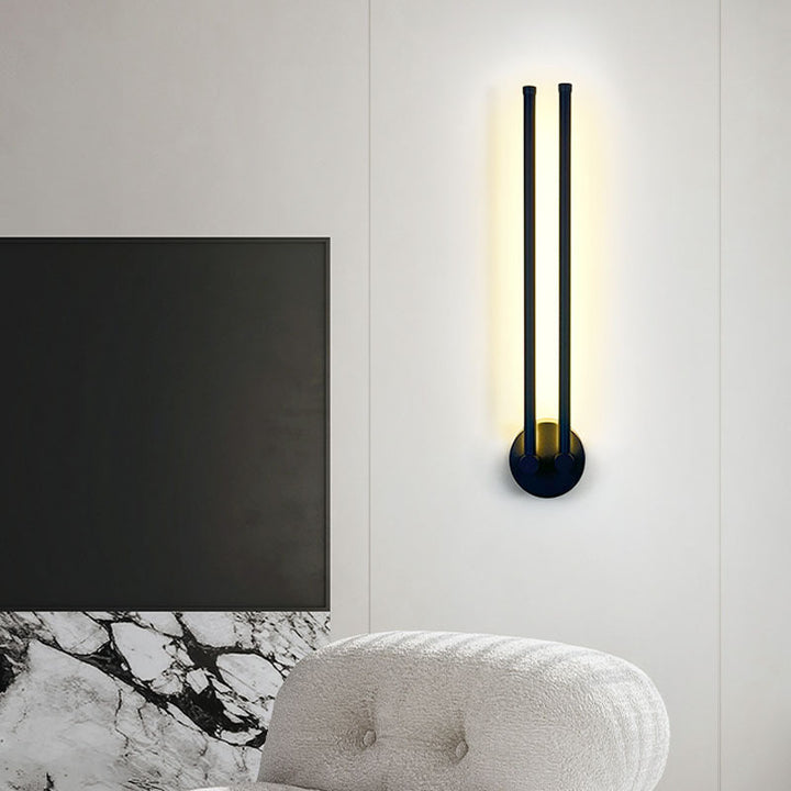 Lumière de plafond LED moderne minimaliste rotative 270° en aluminium noir pour couloir 