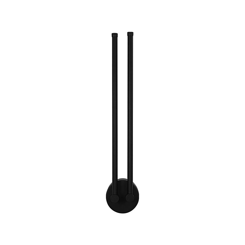 Modern Minimalist Rotatable 270° Black Long Line Aluminum LED Flush Mount Ceiling Light For Hallway