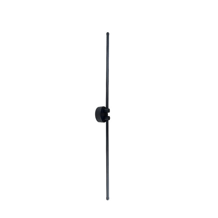 Lumière de plafond LED moderne minimaliste rotative 270° en aluminium noir pour couloir 