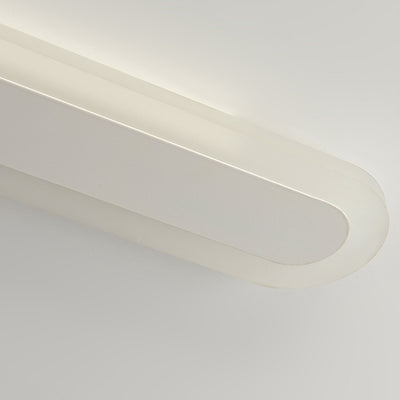Modern Minimalist Rectangle Long Line Iron Acrylic LED Wall Sconce Lamp For Living Room