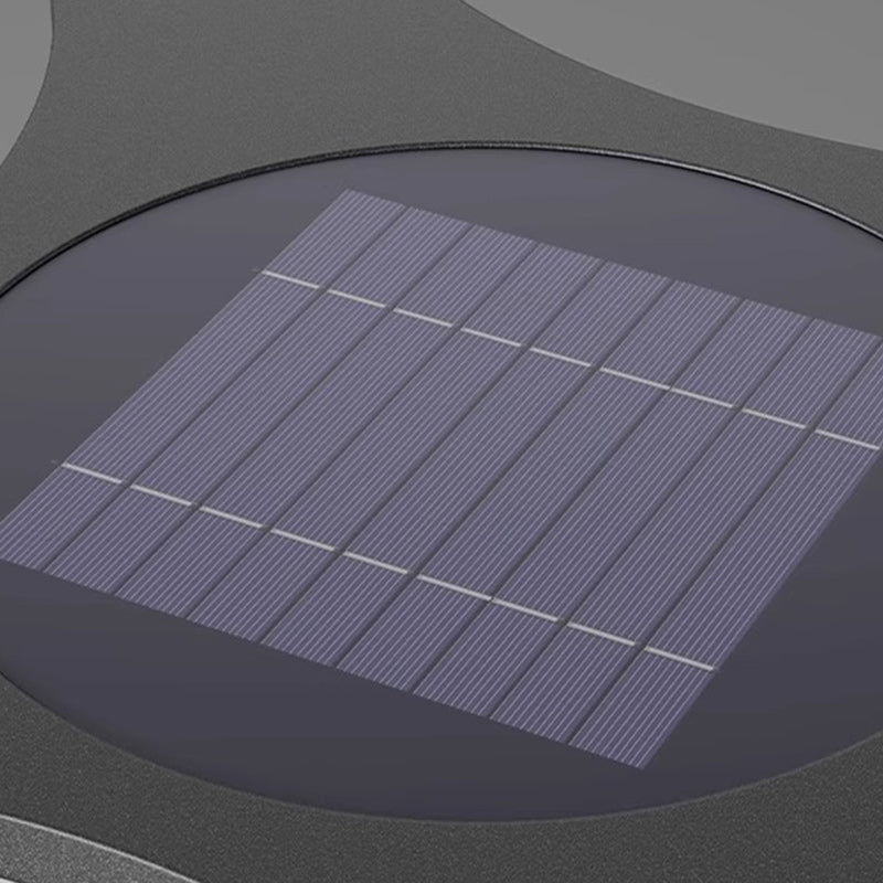 ضوء LED خارجي مقاوم للماء بالطاقة الشمسية من الفولاذ المقاوم للصدأ وPE بتصميم حديث وبسيط للمربع للحديقة 