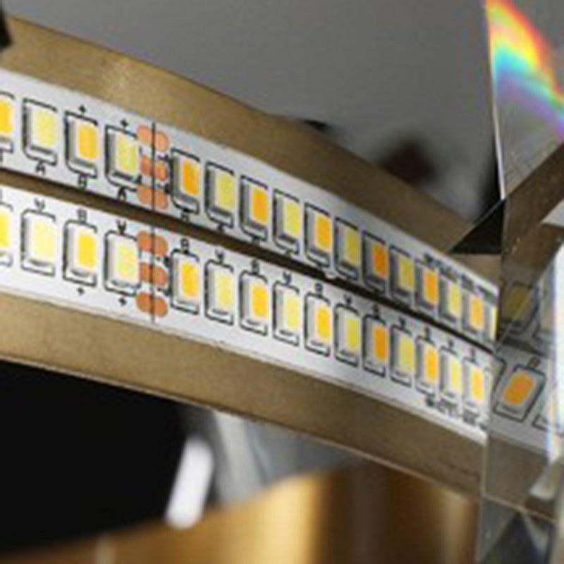Luminaires suspendus modernes en cristal linéaire rectangulaire en acier inoxydable de luxe moderne pour salle à manger 