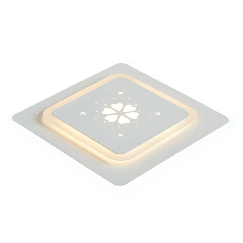 Moderne Einfachheit Verdeckte Installation Quadratische Form Hardware Acryl LED Unterputz Deckenleuchte Für Flur 